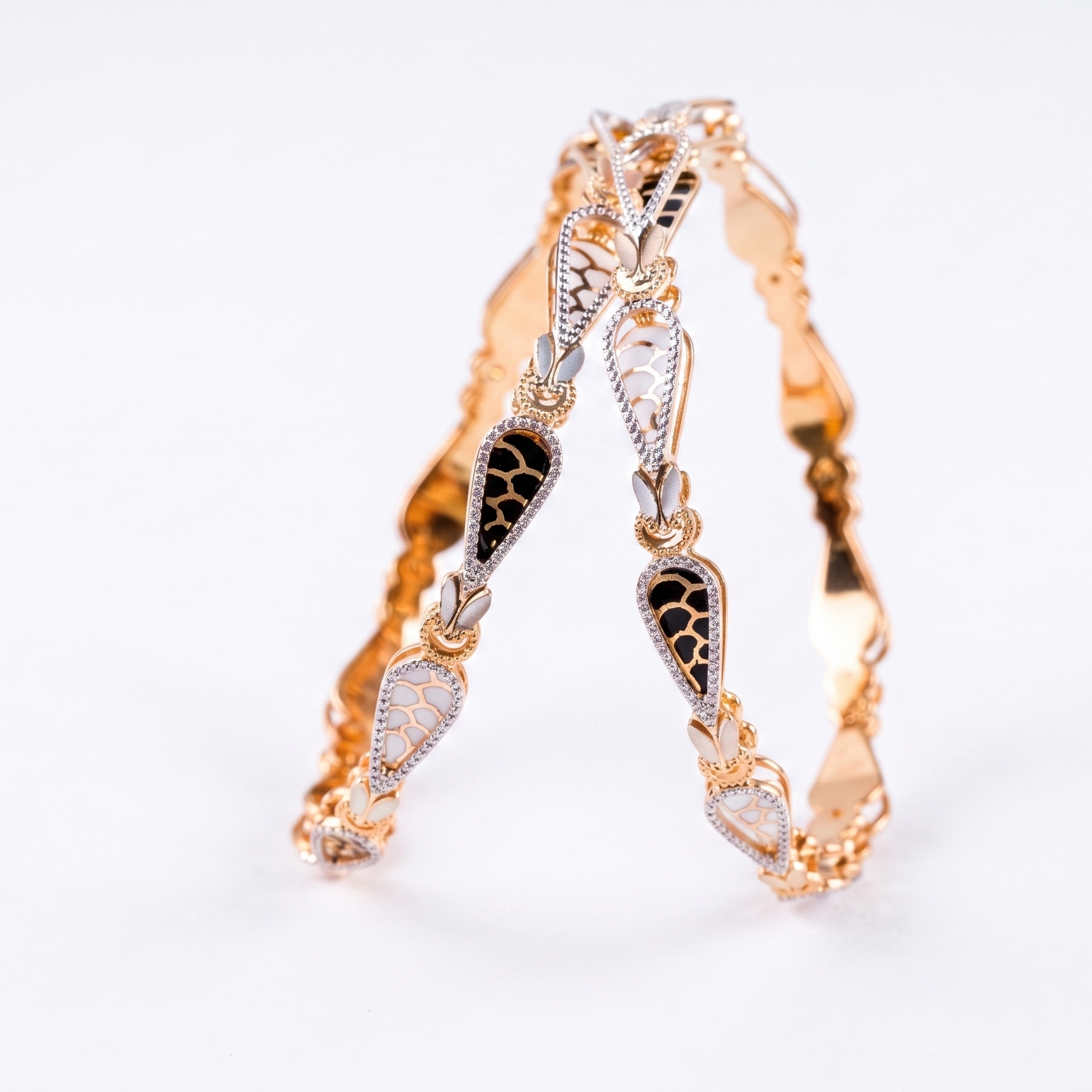 Rodium Cutting Bangle hover