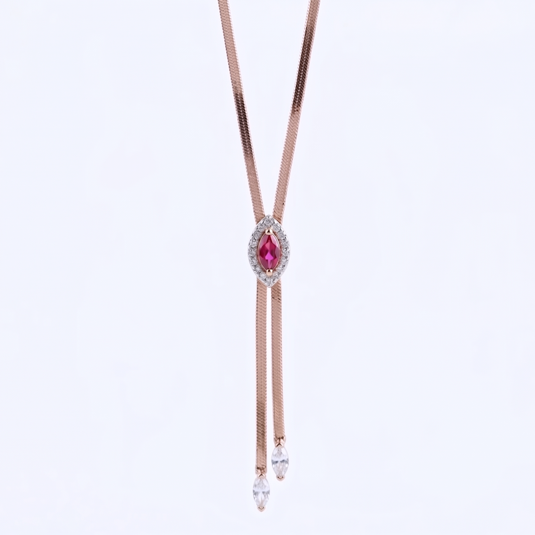 silky Rose Gold Chain hover
