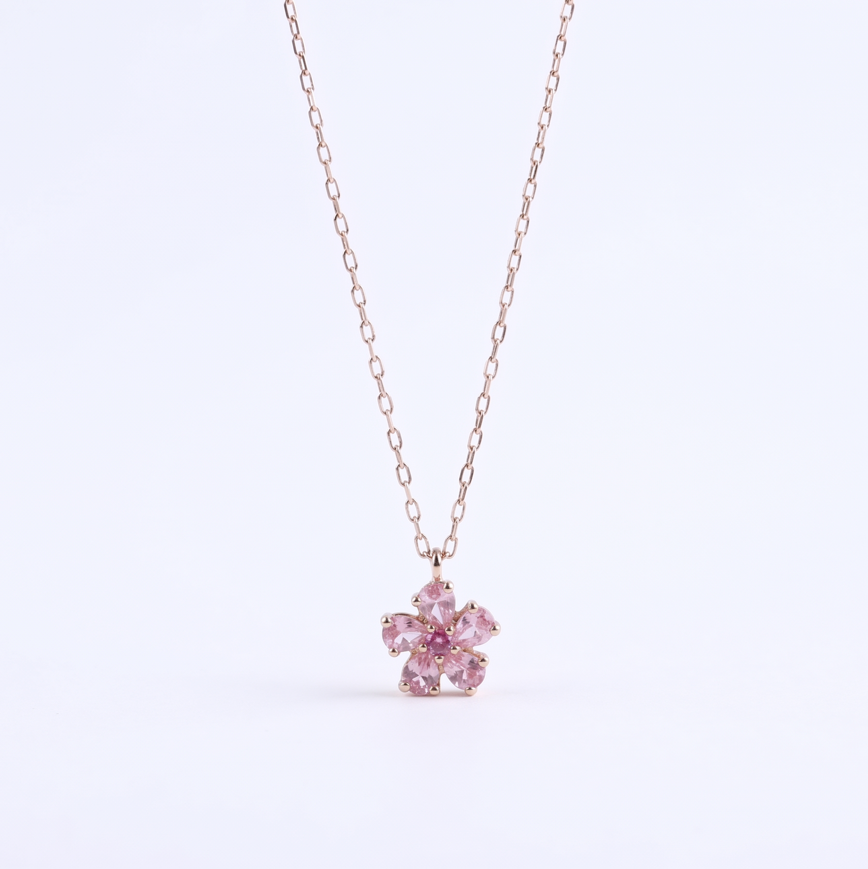 Silky Rose Gold Chian hover